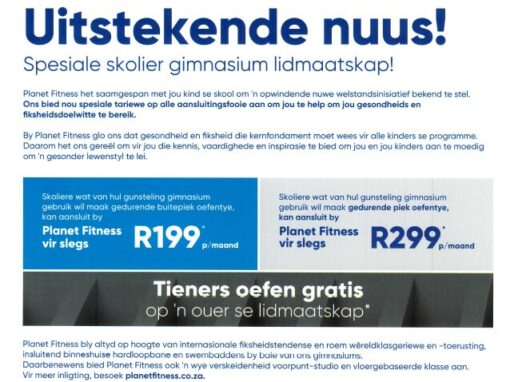 Planet Fitness De Waterkant Promosie