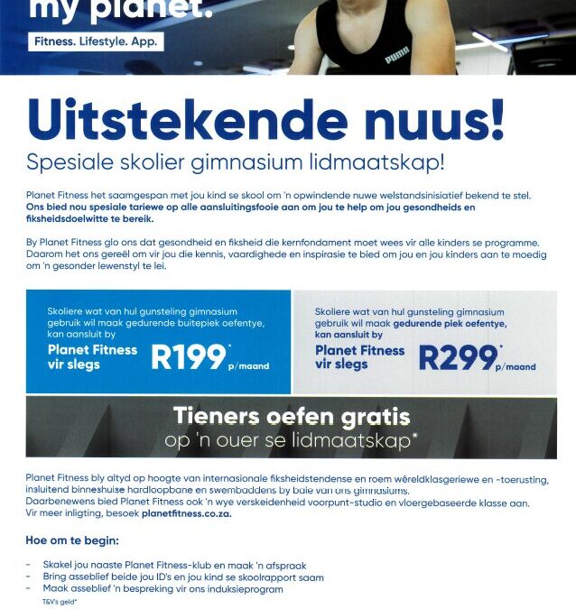 Planet Fitness De Waterkant Promosie
